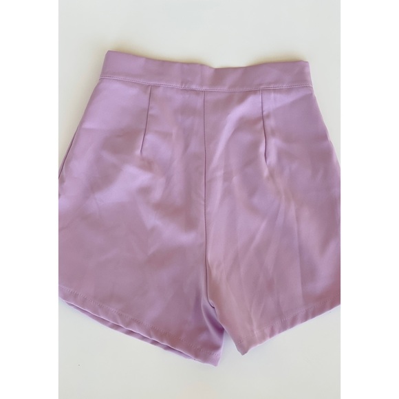 Lilac Tailored Shorts Size 2 US - Picture 4 of 5